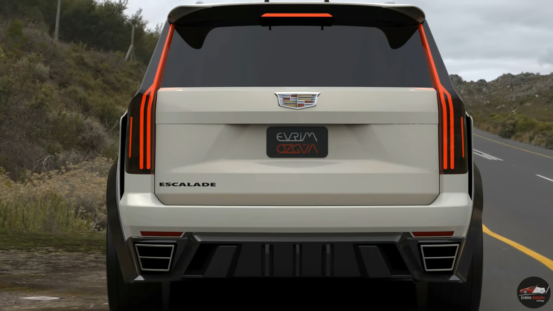 Evrim Ozgun's Bold Digital Redesign of the Cadillac Escalade ESV