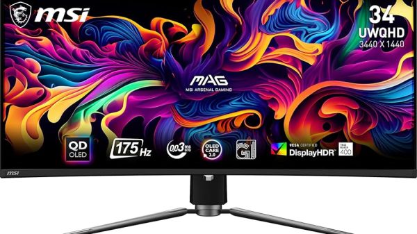 MSI 34-Inch Ultrawide OLED Gaming Monitor