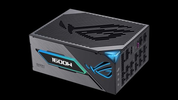 Asus ROG Thor 1600W Titanium III Combines Magnetic OLED Display with Premium Performance for High-End PC Enthusiasts