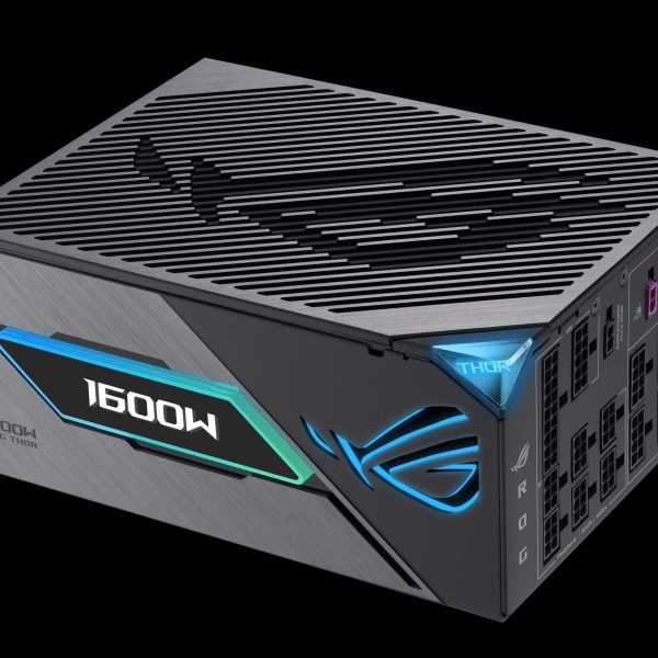 Asus ROG Thor 1600W Titanium III Combines Magnetic OLED Display with Premium Performance for High-End PC Enthusiasts