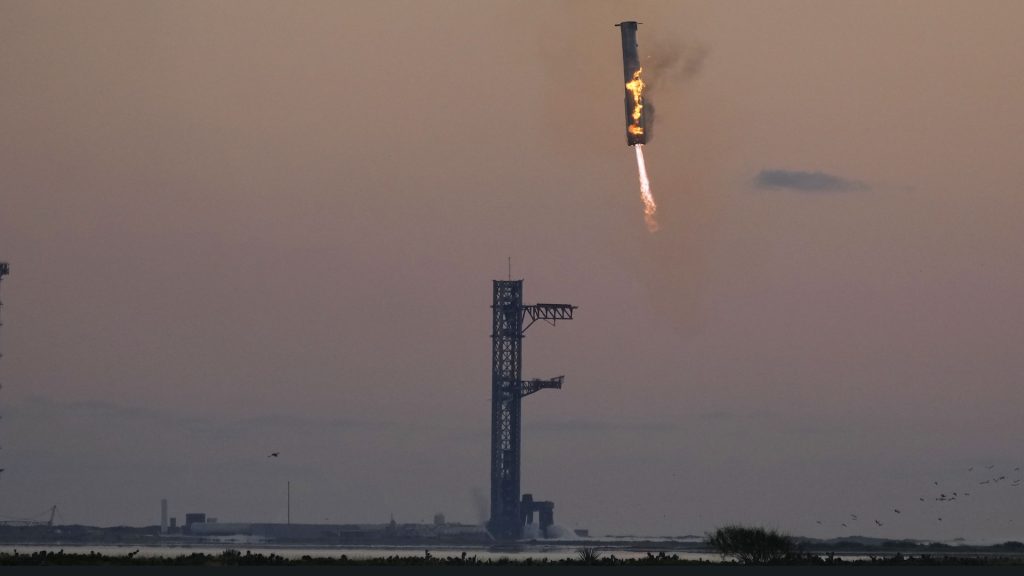 SpaceX Marks Milestone with Super Heavy Booster's Successful Return and Capture at Boca Chica