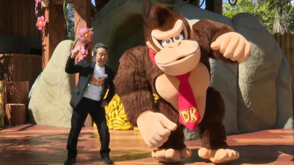 Shigeru Miyamoto Debuts Donkey Kong Country Area at Super Nintendo World in Japan